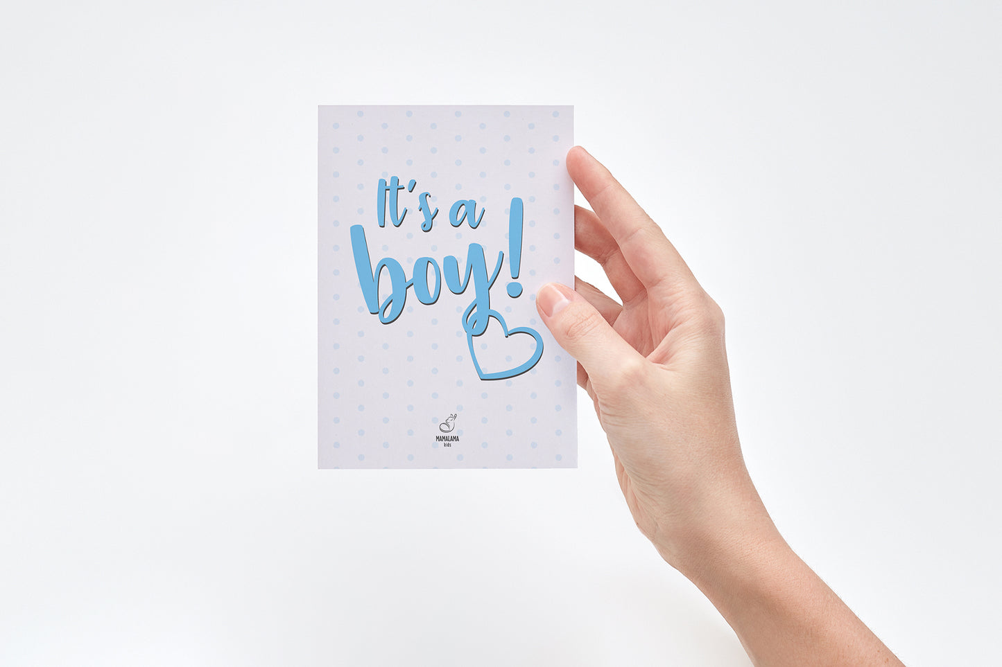 It's a Boy Llama toy & booties gift box Cream