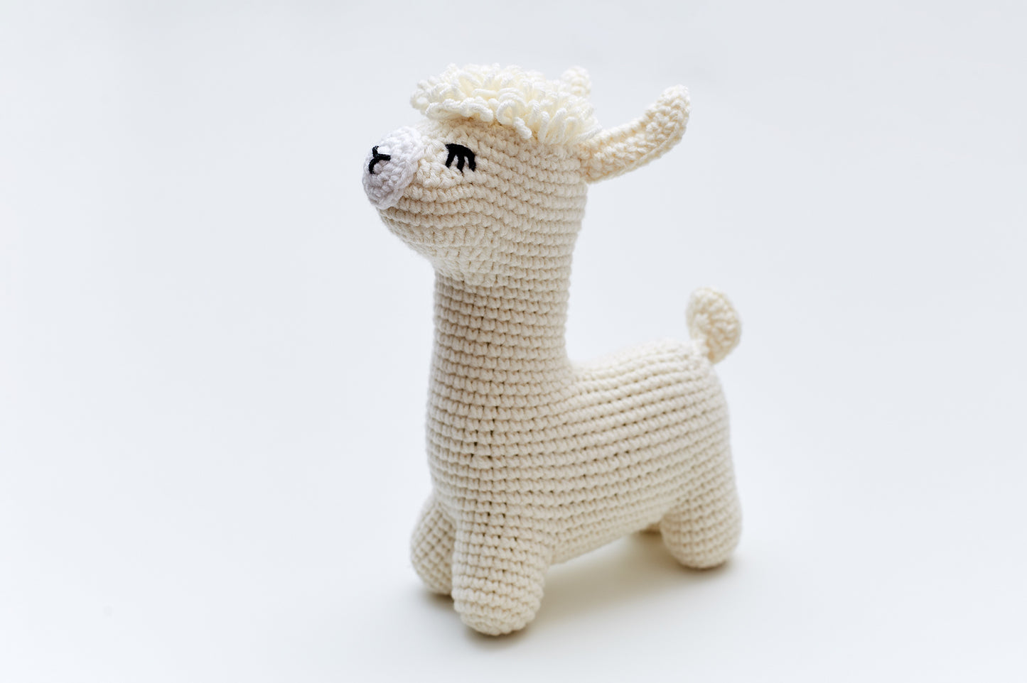 Christmas llama + baby Santa booties gift box