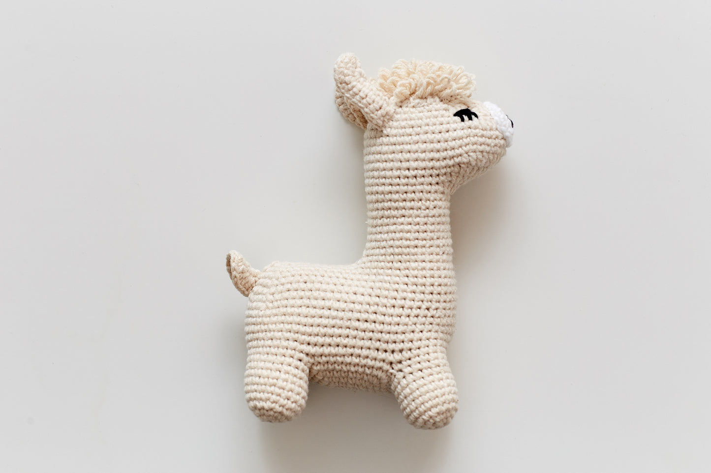Gender reveal Llama toy gift box Beige