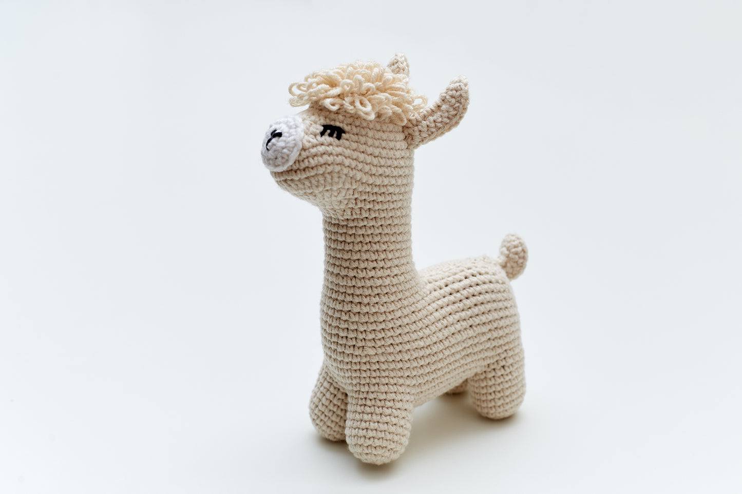 Gender reveal Llama toy gift box Beige
