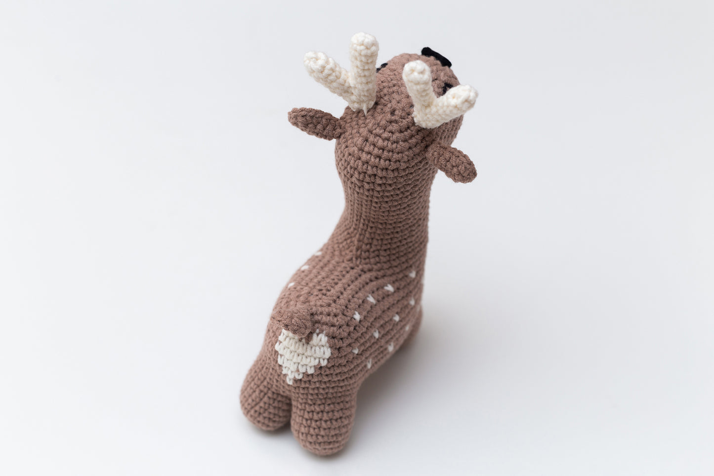 Christmas deer toy + baby booties gift box Brown