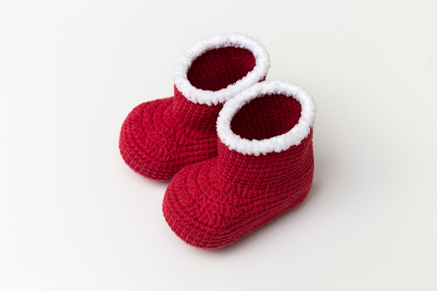 Christmas llama + baby Santa booties gift box