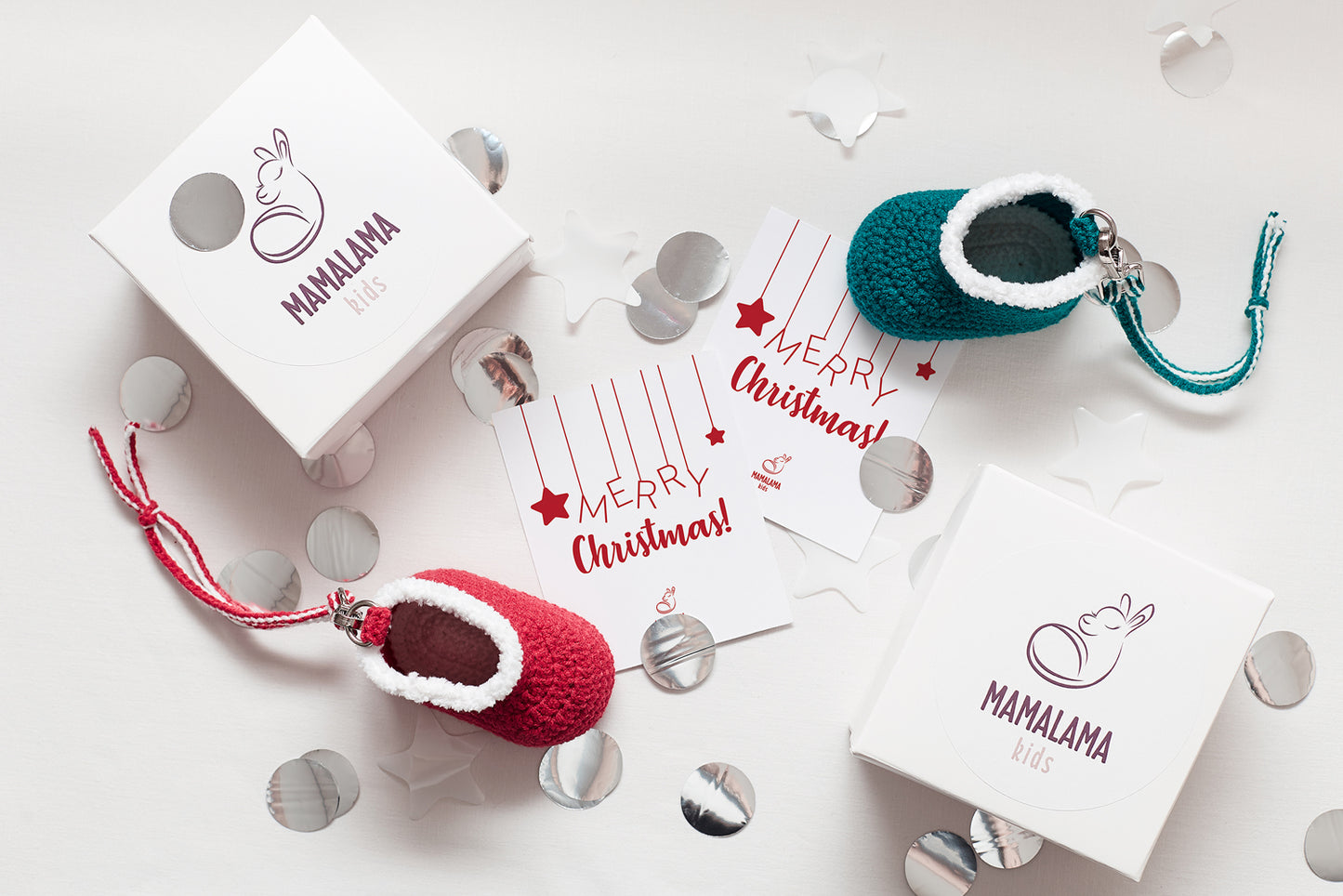 Christmas favor gift boxes for guests