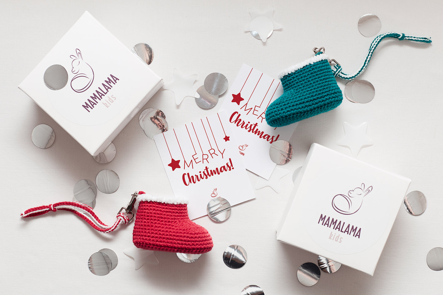 Christmas favor gift boxes for guests