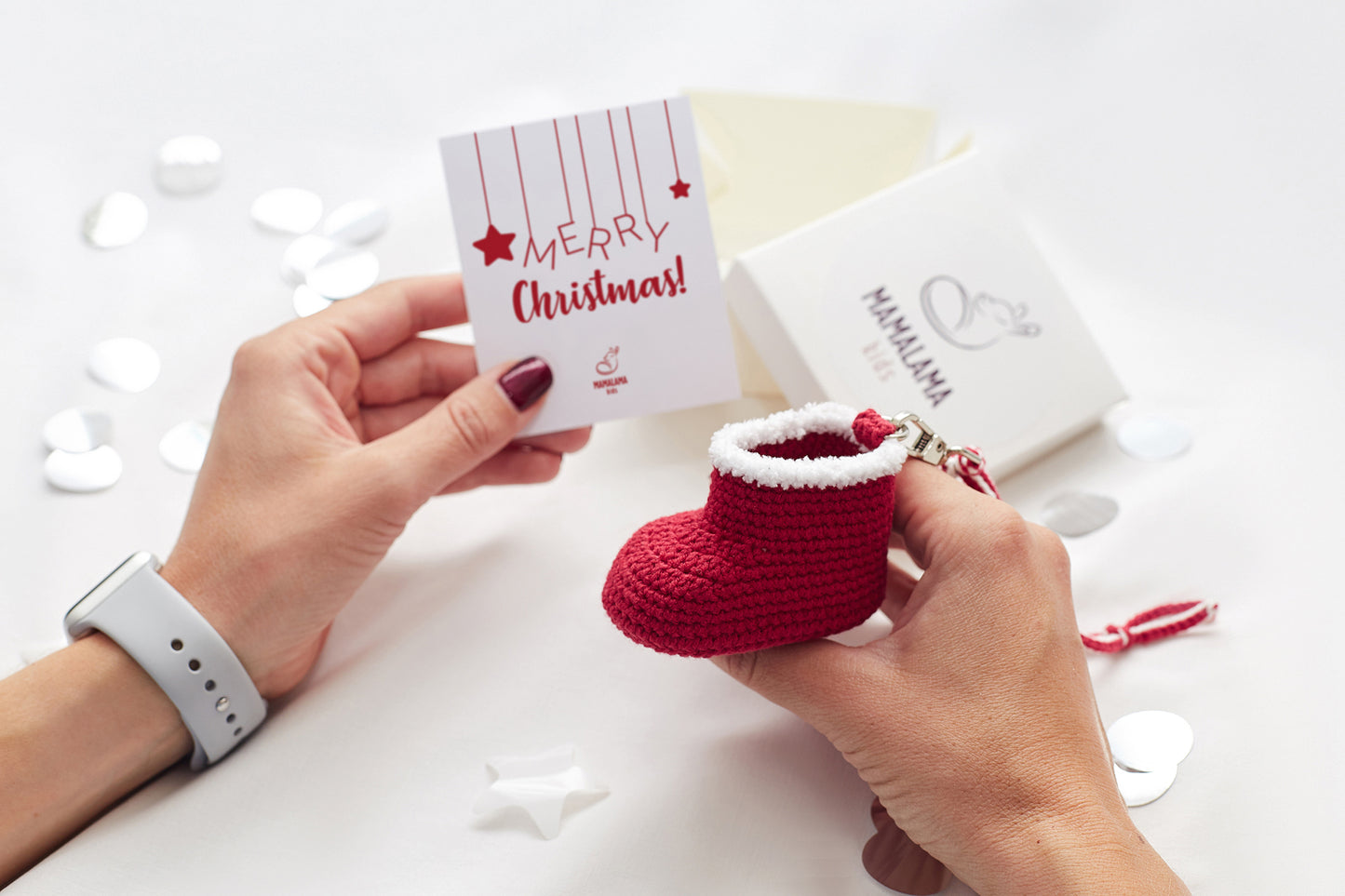 Christmas favor gift boxes for guests
