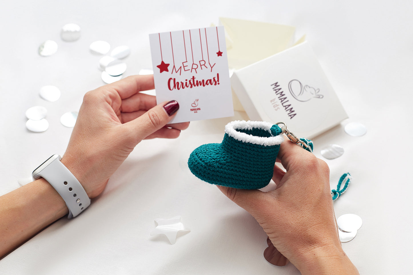 Christmas favor gift boxes for guests
