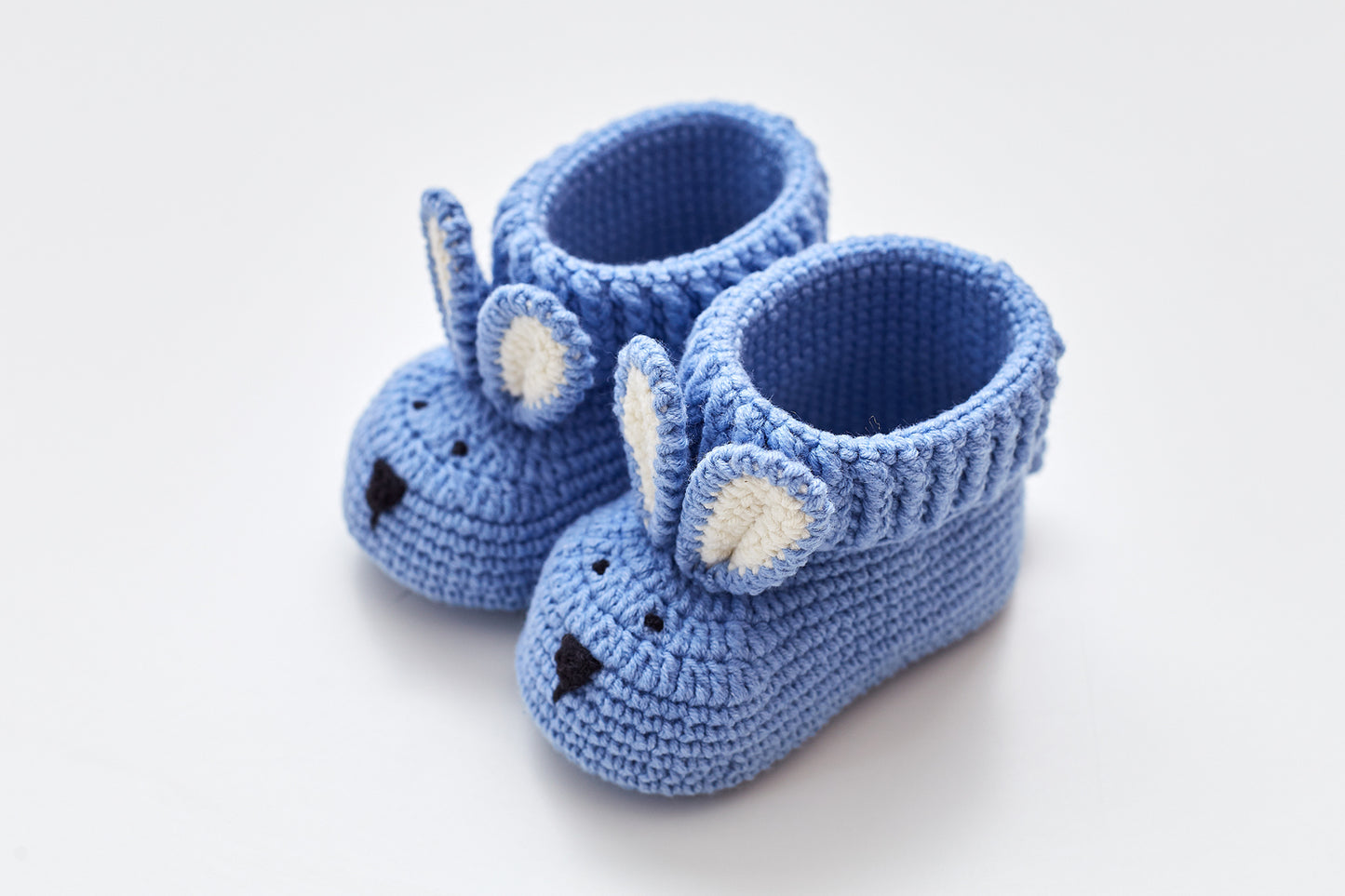 Llama toy & blanket & bunny booties gift box Blue