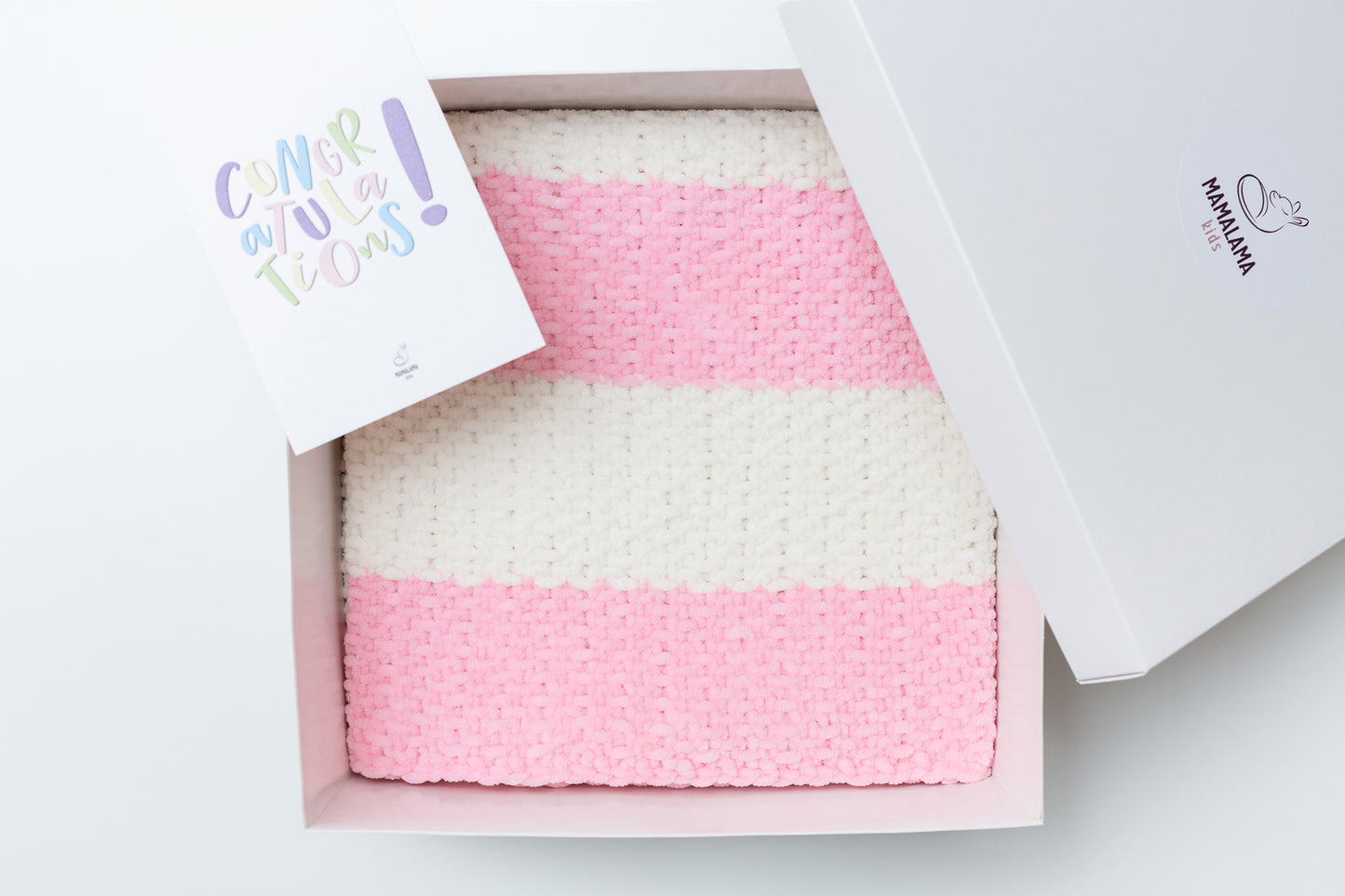 Baby blanket gift box Pink