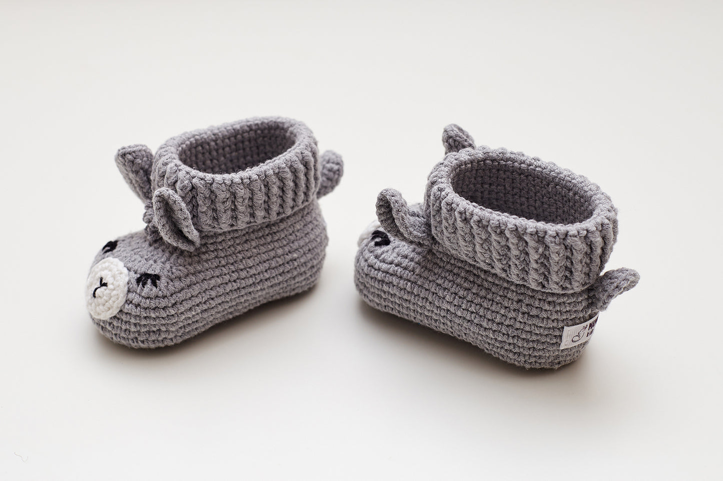 Llama toy & booties gift box Gray