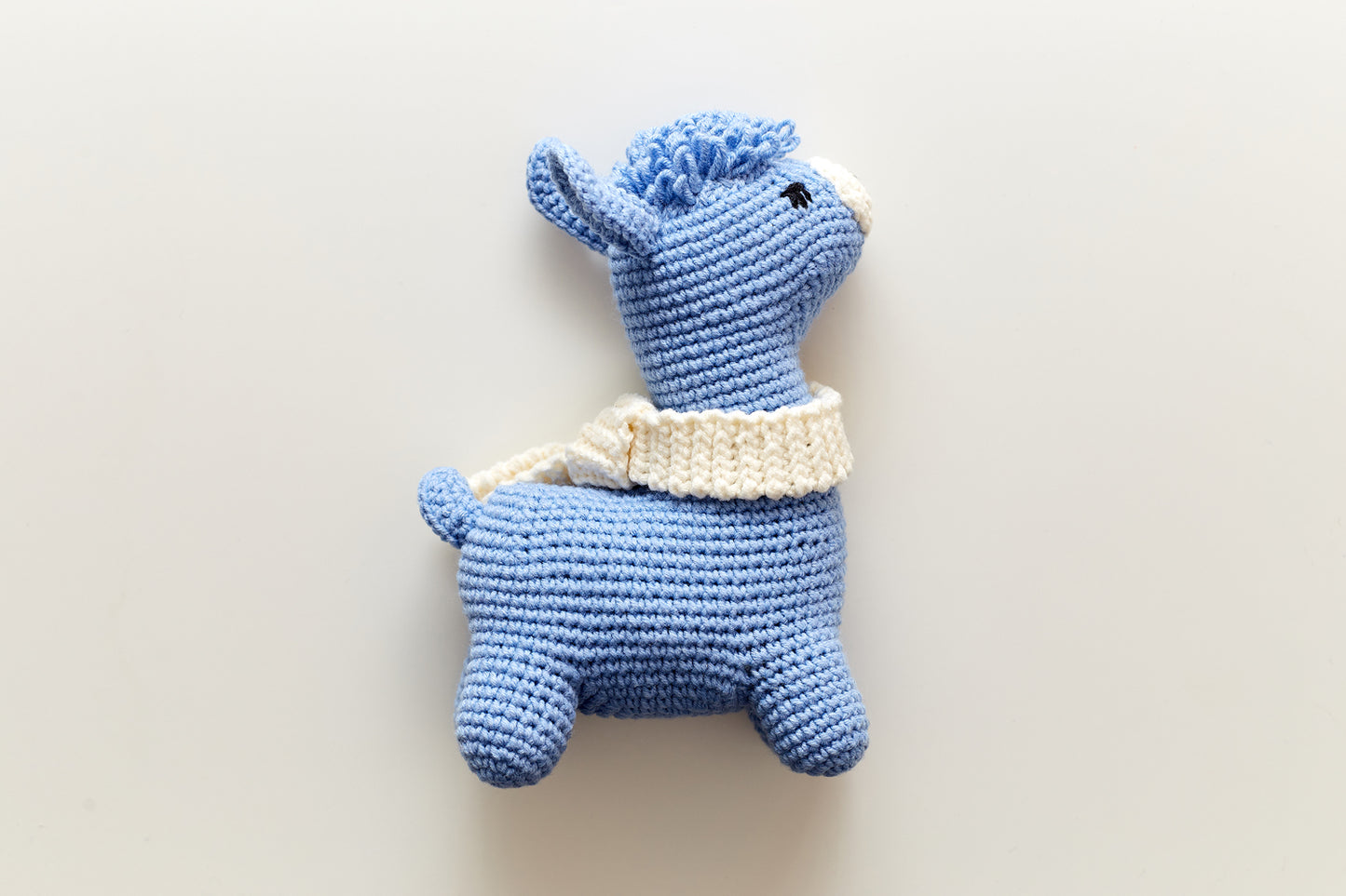 Llama toy & blanket gift box Blue