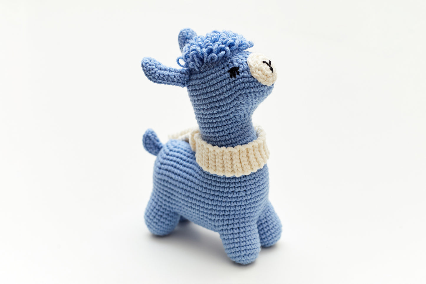 Llama toy & blanket gift box Blue