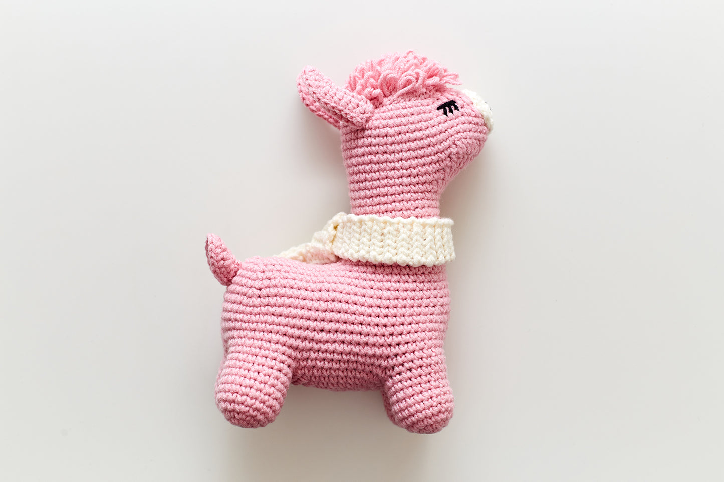 Llama toy & blanket gift box Pink