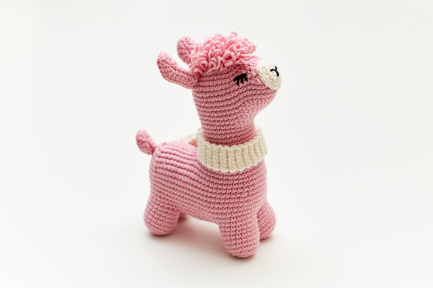 Llama toy & blanket gift box Pink
