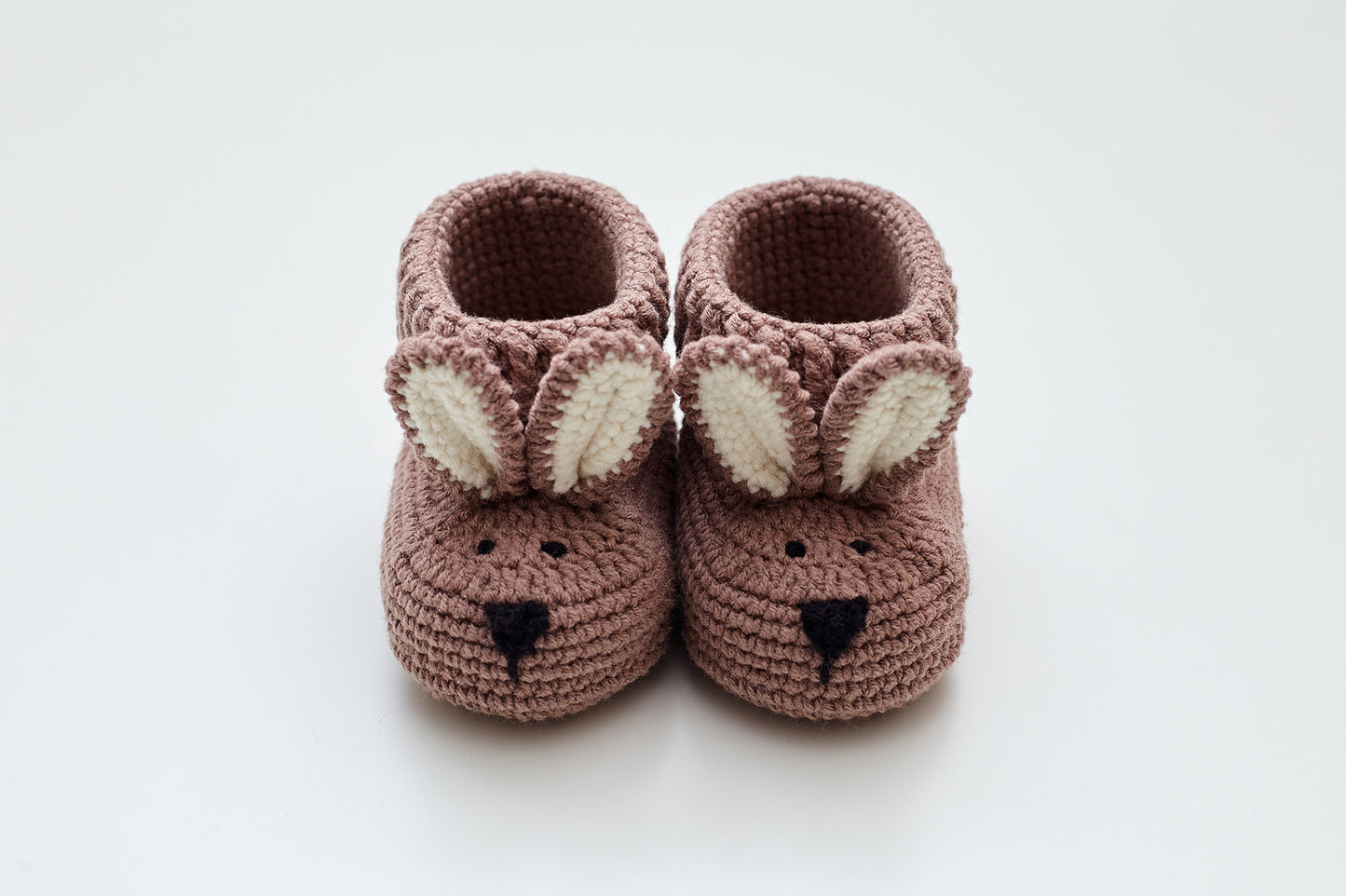 Bunny booties gift box Brown