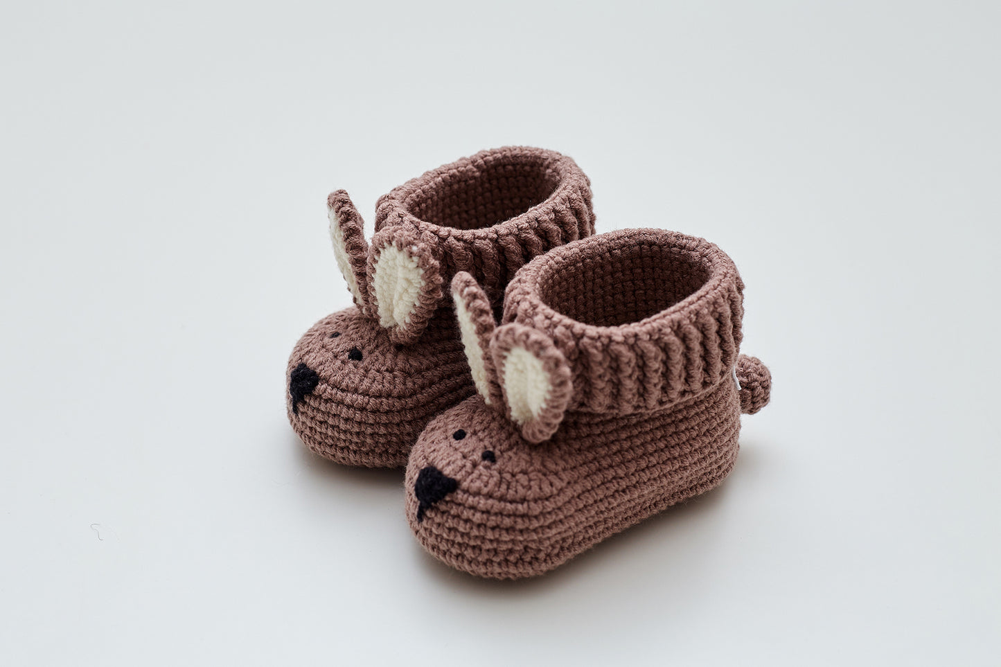 Bunny booties gift box Brown