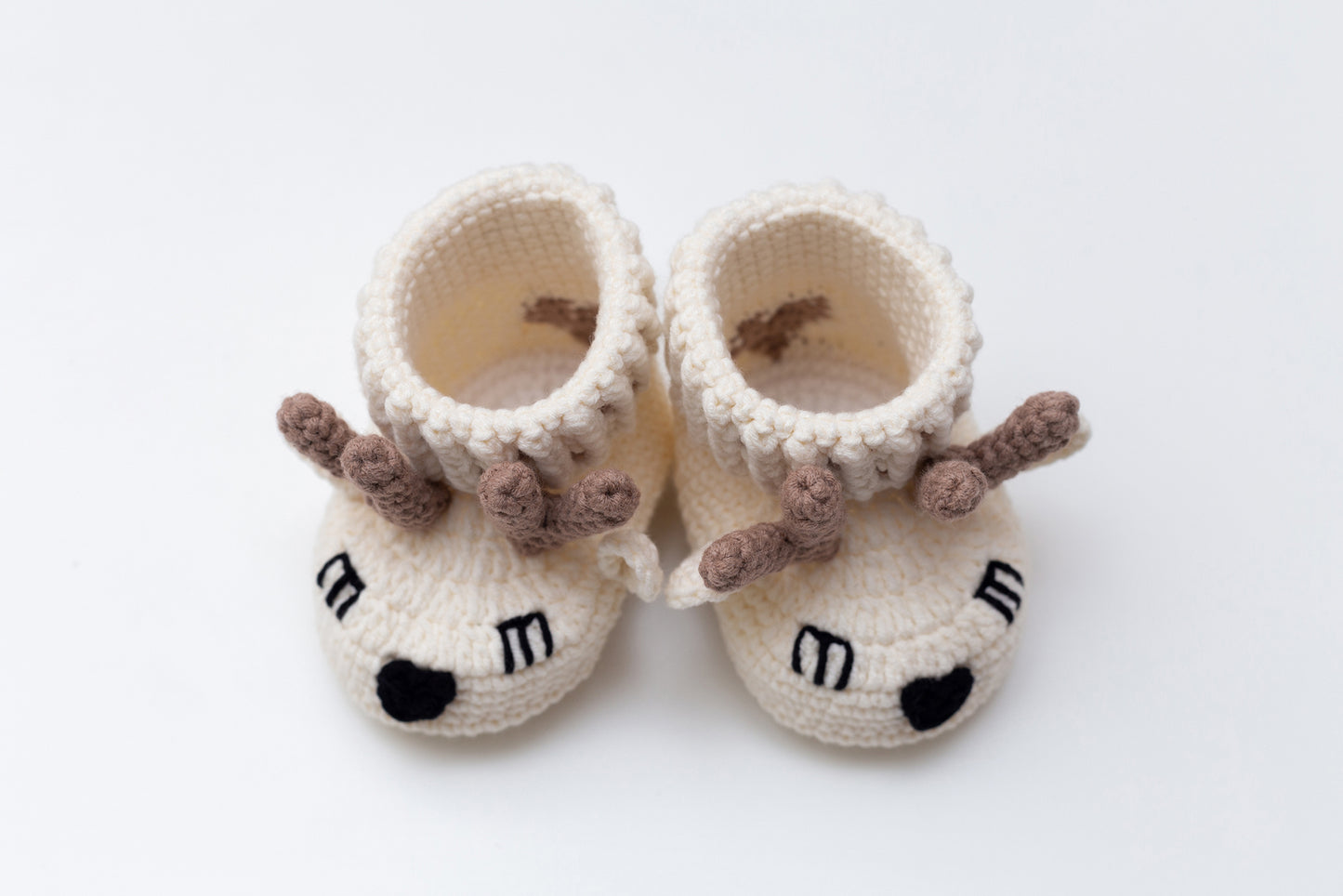 Christmas Baby blanket & deer booties gift box