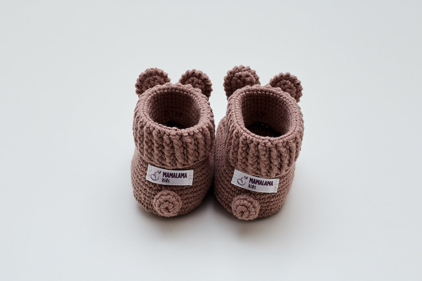Bunny booties gift box Brown