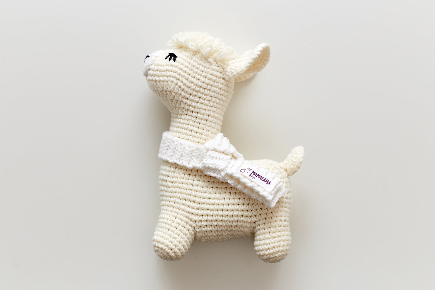 Llama toy & booties gift box Cream