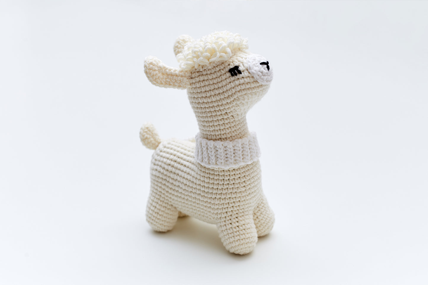 Llama toy & booties gift box Cream