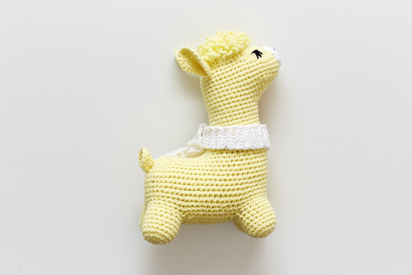 Llama toy & blanket & booties gift box Yellow