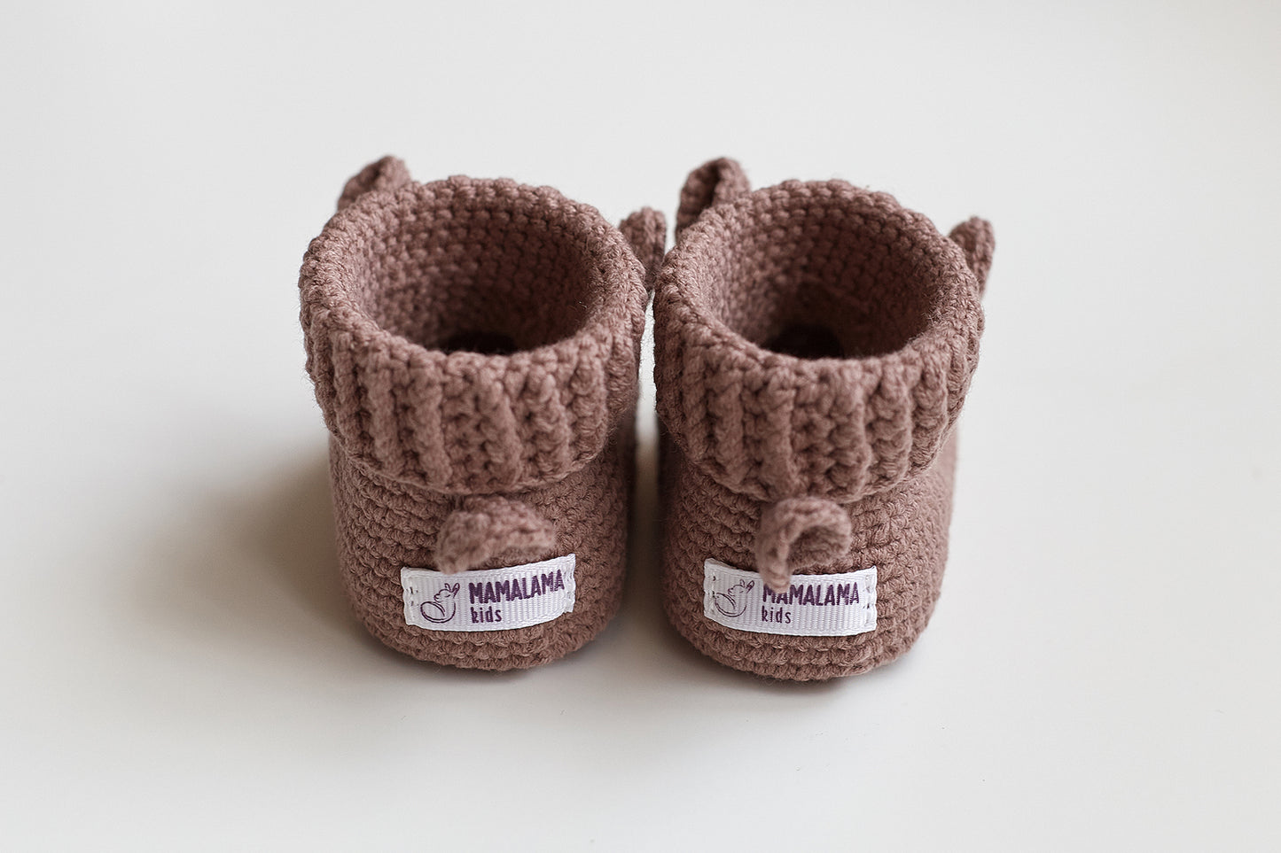 Llama toy & booties gift box Brown