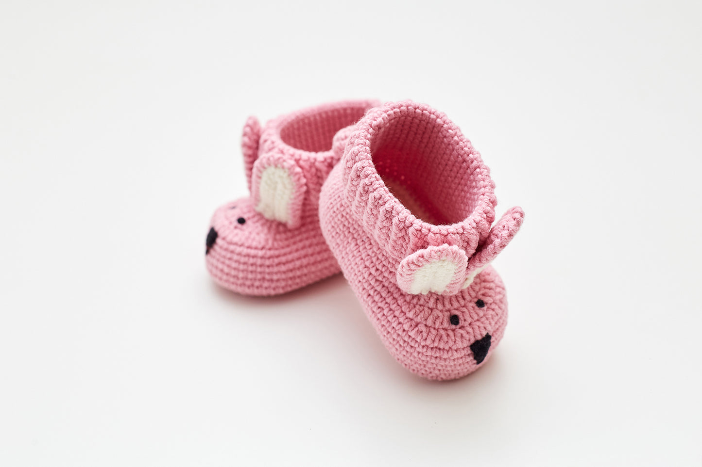 Llama toy & bunny booties gift box Pink