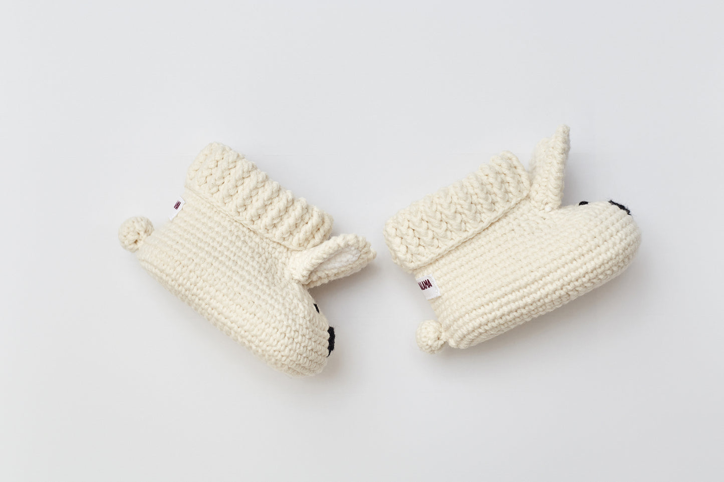 Bunny booties gift box Cream