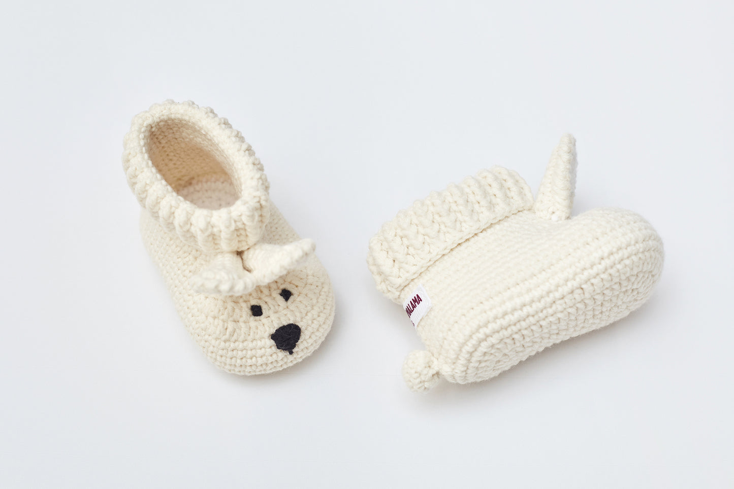 Bunny booties gift box Cream