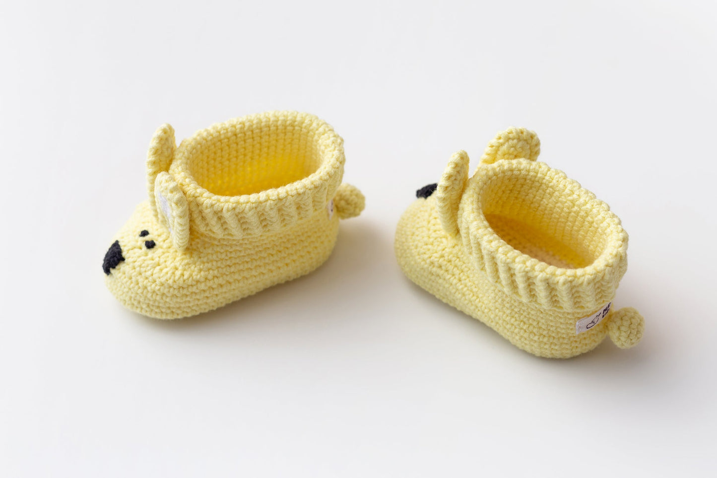 Llama toy & bunny booties gift box Yellow Off white