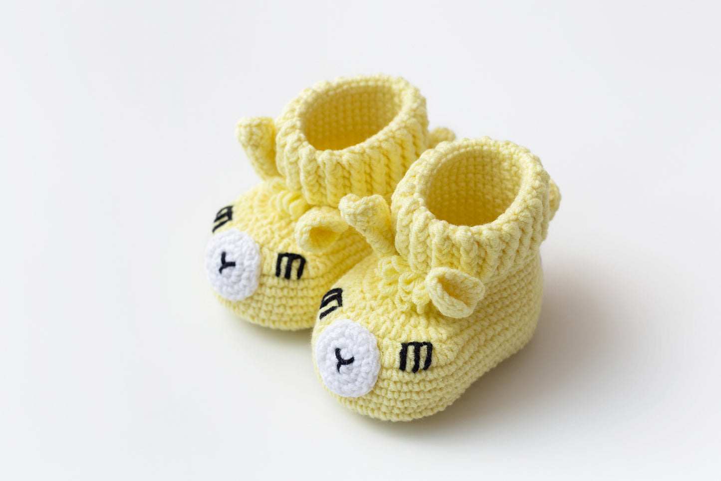 Llama booties gift box Yellow