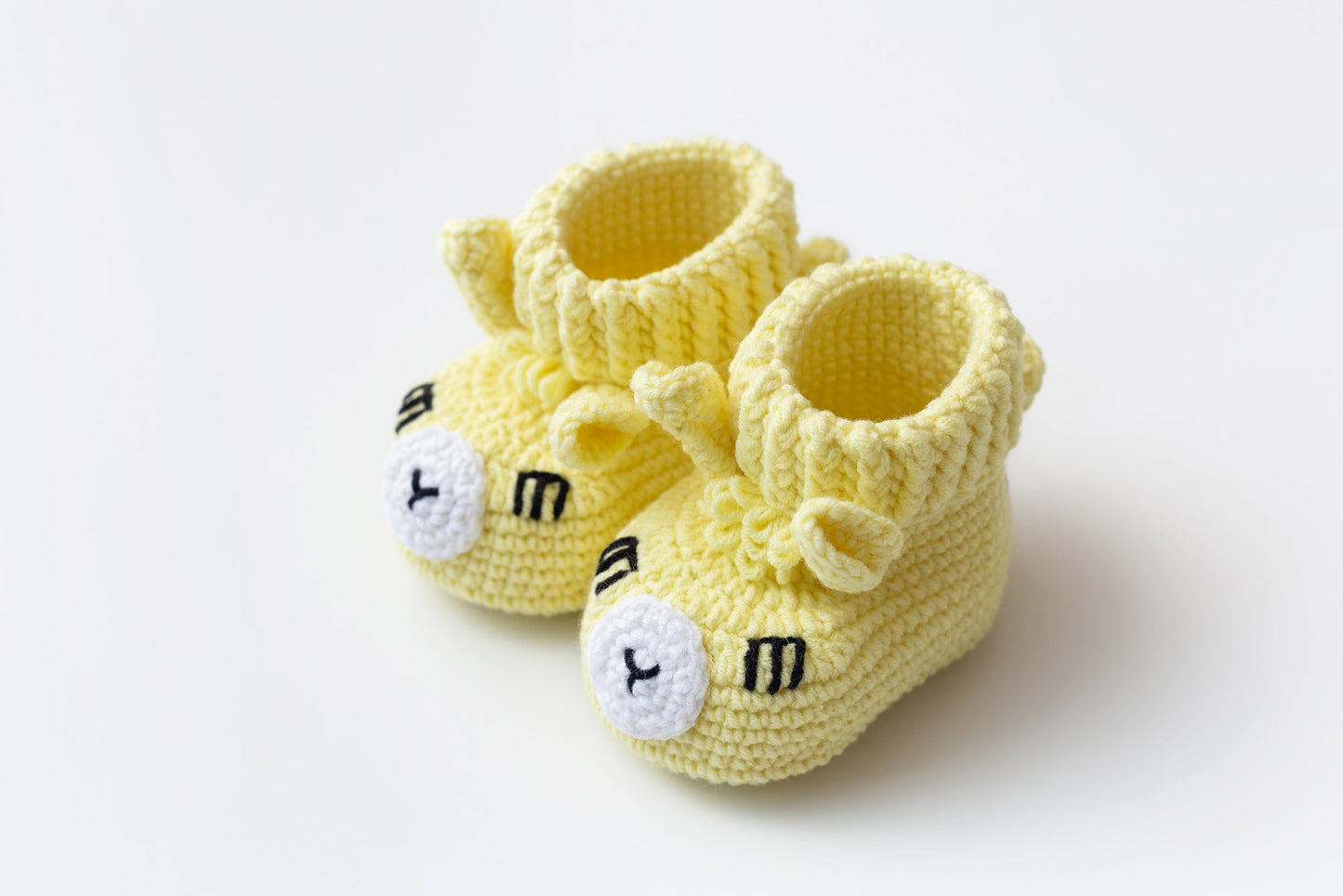 Llama toy & booties gift box Yellow Off white