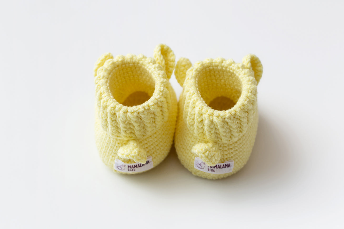 Llama booties gift box Yellow