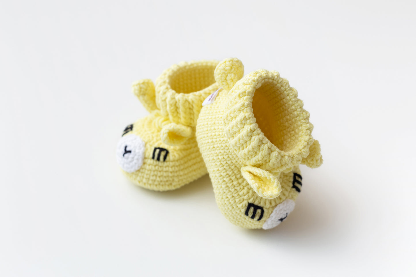 Llama toy & booties gift box Yellow