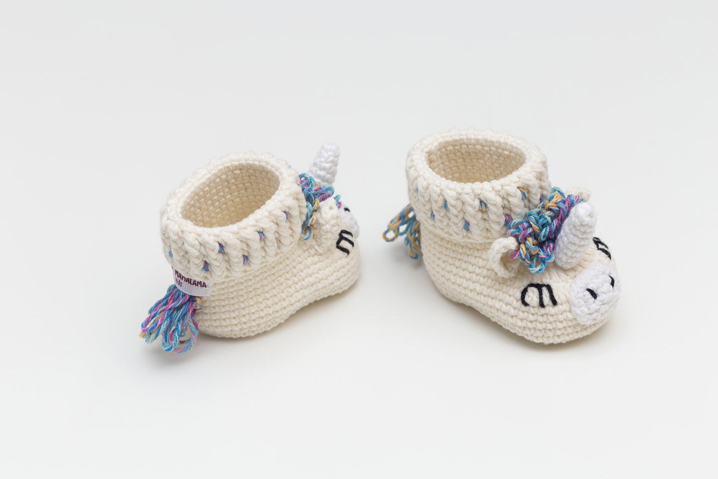 It's a girl unicorn booties baby gift box Rainbow