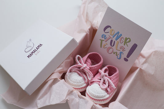 Sneakers booties gift box Pink