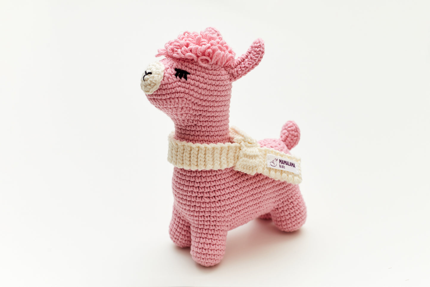 Llama toy & blanket gift box Pink