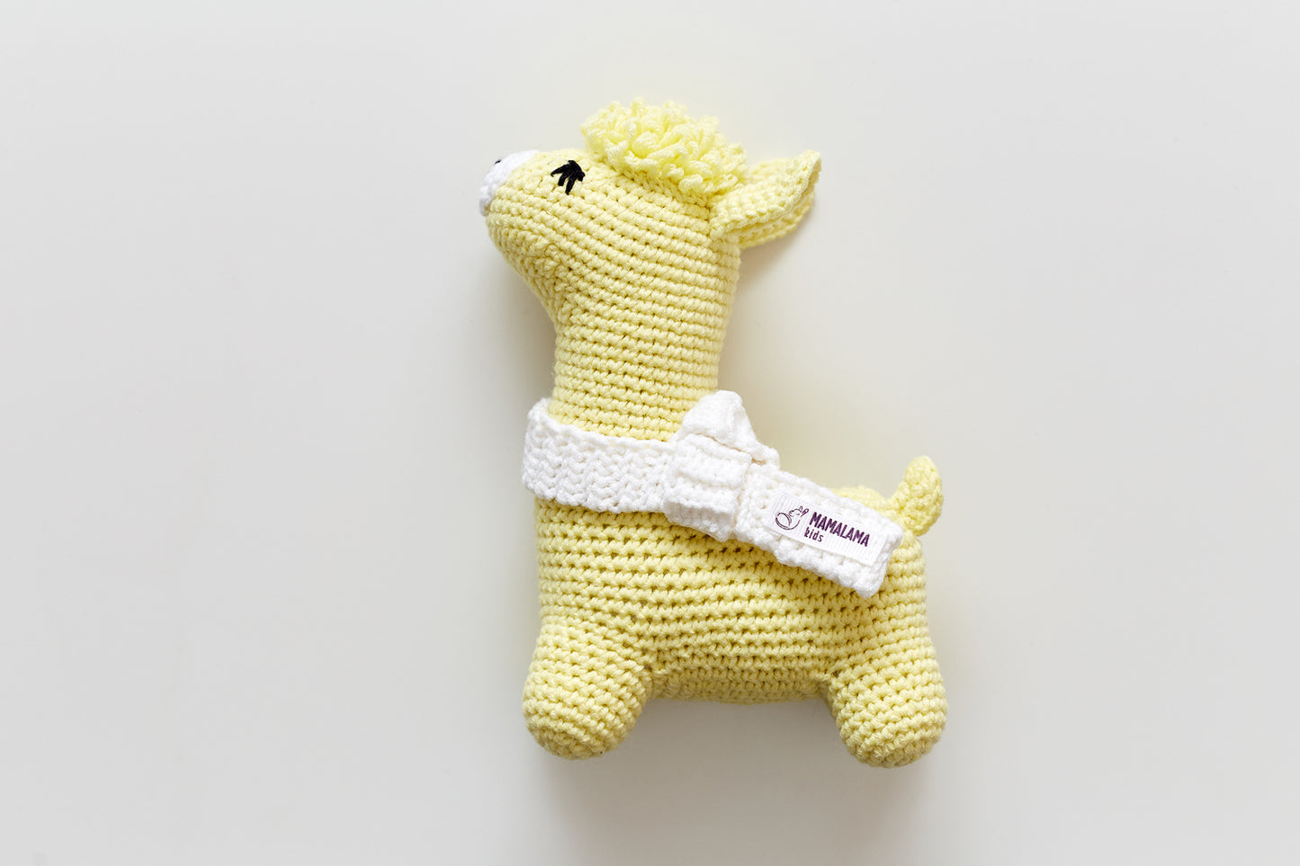 Llama toy & blanket & booties gift box Yellow