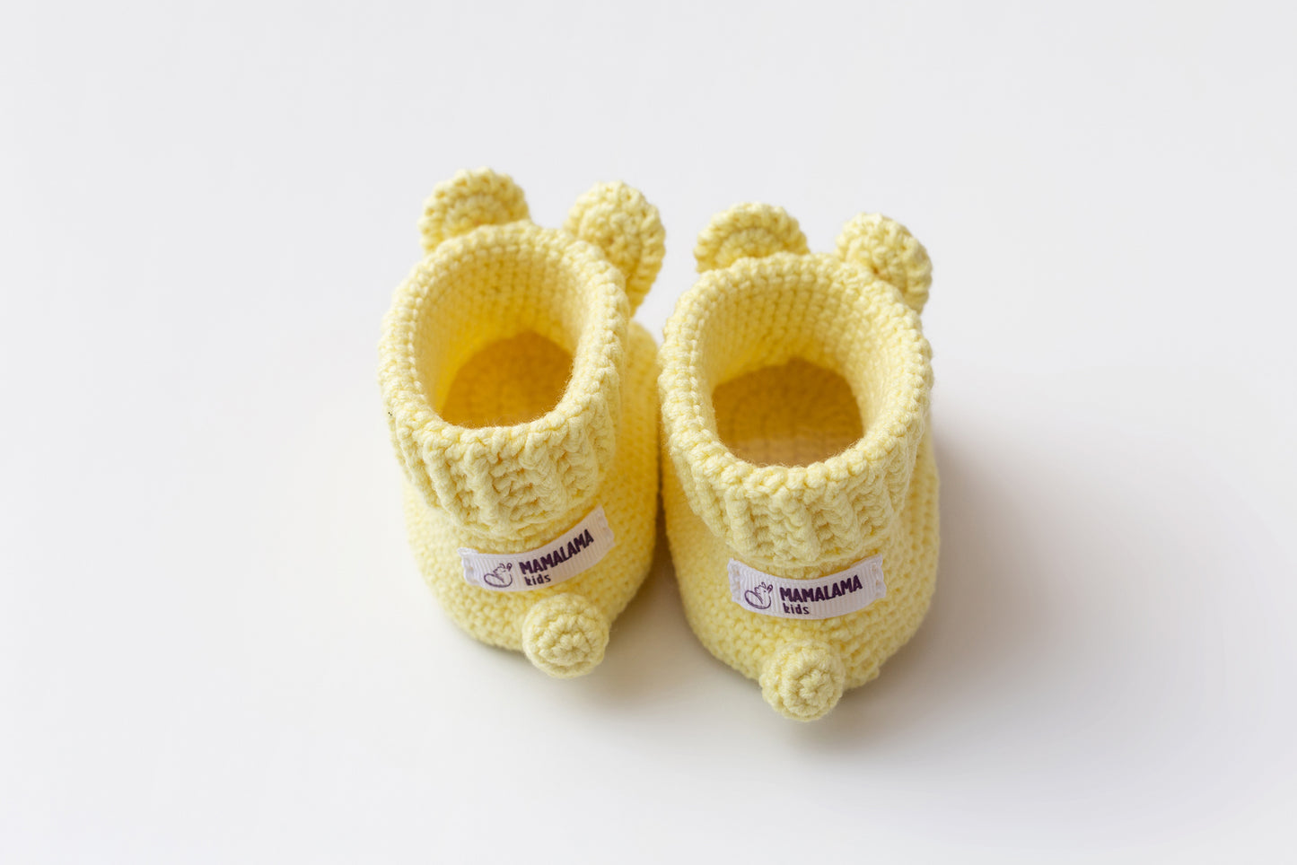 Bunny booties pregnancy gift box Yellow