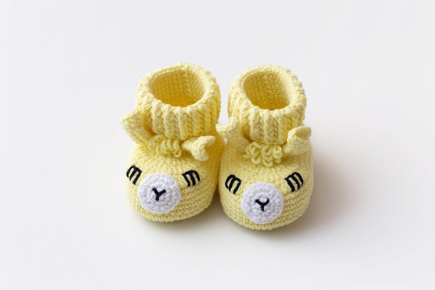 Llama toy & booties gift box Yellow Off white
